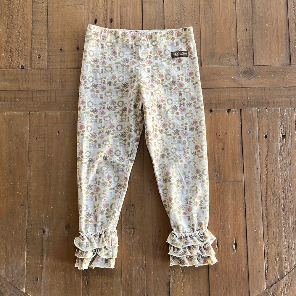 Matilda Jane floral ruffle leggings